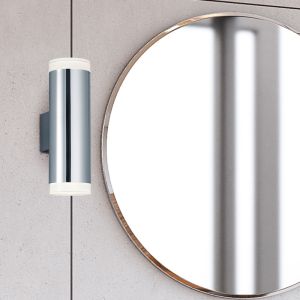Applique da parete moderna cromata, Spjald, 4W, 3000K LED, IP44