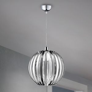 Lampada a sospensione design cromata, Latanya