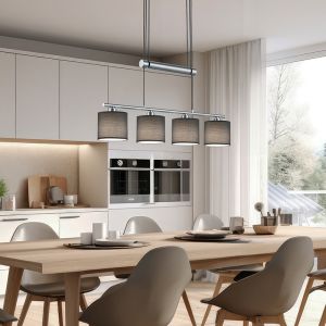 Lampada a sospensione in nichel metallo, Nordby