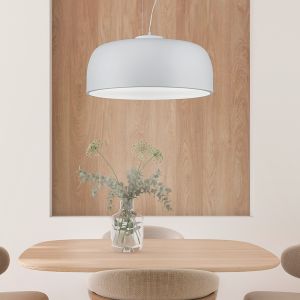 Lampada a sospensione moderna bianca, Alnon