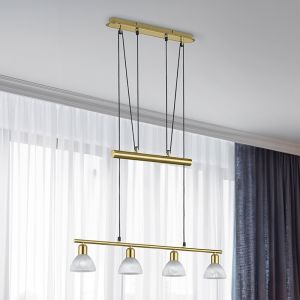 Lampada a sospensione moderna in ottone, Gustav