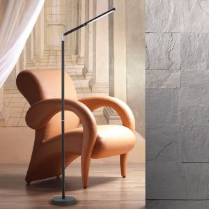 Lampada da terra moderna cromata, Rebel, 6W, 3000K LED, controllo touch