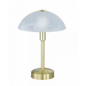 Lampada da banchiere classica in ottone, Notaris, 4W, 3000K LED, con interruttore
