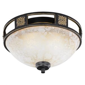 Plafoniera classica color ruggine, Letchworth