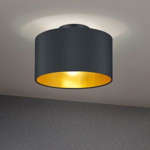 Plafoniera moderna nera, Jeany