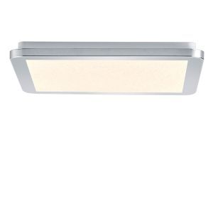 Plafoniera moderna cromata, Marie, 18W, 3000K LED, IP44
