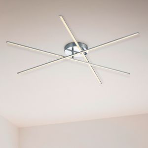 Plafoniera design in nichel, Gottrup, 8,5W, 3000K LED