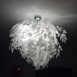 Lampada a sospensione retrò cromata, Urwa