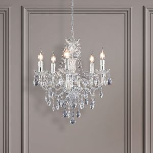 Lampadario classico cromato, Pedra