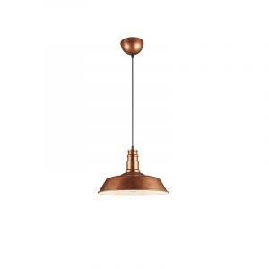 Lampada a sospensione industriale in rame, Yanaisha