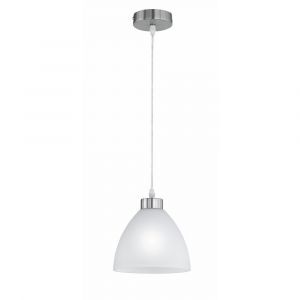 Lampada a sospensione in nichel in vetro, Babette