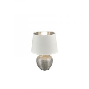 Lampada da tavolo in ceramica argenta, Yet, con interruttore