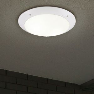 Plafoniera moderna bianca, Gandrup, IP54
