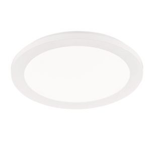 Plafoniera moderna bianca, Gistrup, 15W, 3000K LED, IP44, dimmer in 3 fasi