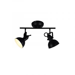 Faretto da soffitto industriale nero, Kibek