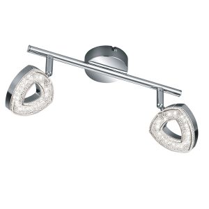 Applique da parete moderna cromata, Vayannah, 4,5W, 3000K LED