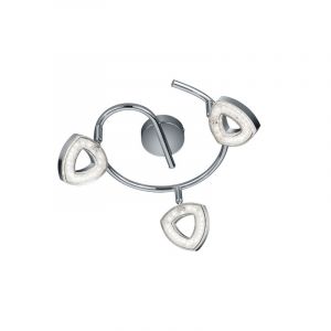Applique da parete moderna cromata, Vayannah, 4,5W, 3000K LED