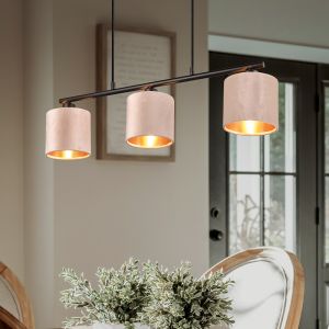 Lampada a sospensione moderna beige, Ercan