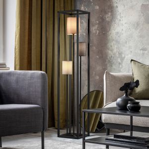 Lampada da terra moderna nera, Gilano
