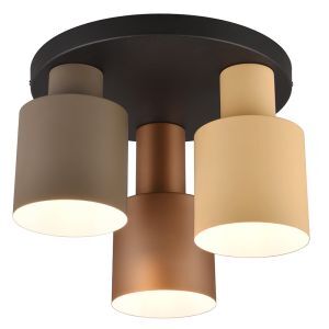 Lampada da soffitto moderna tortora, Amila