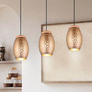 Lampada a sospensione moderna tortora, Delana