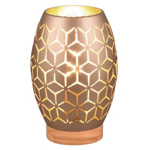 Lampada da tavolo moderna tortora, Delana