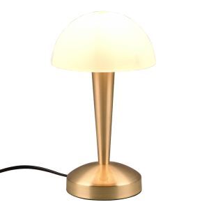 Lampada da tavolo moderna in ottone, Delila, controllo touch
