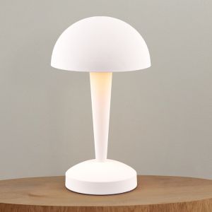 Lampada da tavolo moderna bianca, Delila, controllo touch