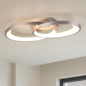 Plafoniera moderna in nichel, Ersan, 25W, 3000K LED