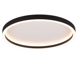 Plafoniera design nera, Gilbert, 20W, 3000K LED