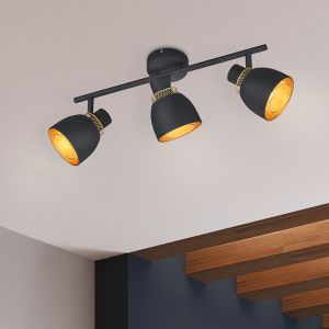 Faretto da soffitto moderno nero, Sylvano