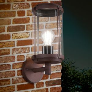 Lampada da esterno industriale color ruggine, Sammy, IP44