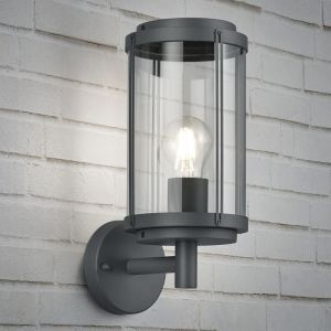 Lampada da esterno industriale antracite, Sammy, IP44
