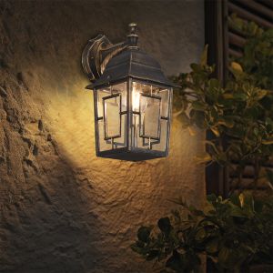 Lampada da esterno classica color ruggine, Viyan, IP23