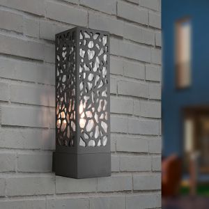 Lampada da esterno moderna antracite, Tobias, IP44