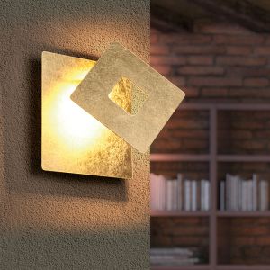 Applique da parete design dorata, Ting, 6W, 3000K LED
