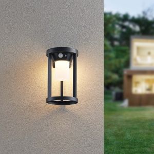 Lampada da tavolo solare nera in alluminio, Winston, 2W, 3000K LED, IP54