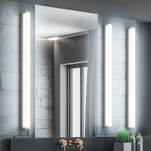 Applique per bagno moderna cromata, Celesta, 20W, 3000K LED, IP44