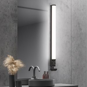 Applique per bagno moderna nera, Bernou, 21W, 3000K LED, IP44