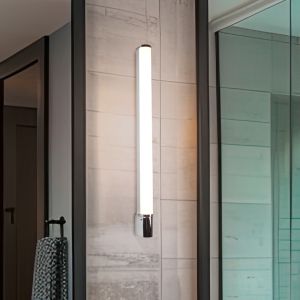 Applique per bagno moderna cromata, Bernou, 16W, 3000K LED, IP44