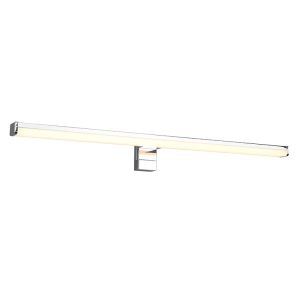 Applique da parete moderna cromata, Celal, 11,5W, 3000K LED, IP44