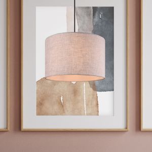 Lampada a sospensione vintage in nichel, Milco