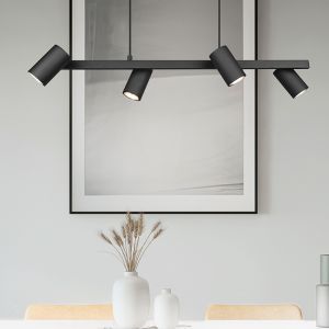 Lampada a sospensione moderna nera, Kaso