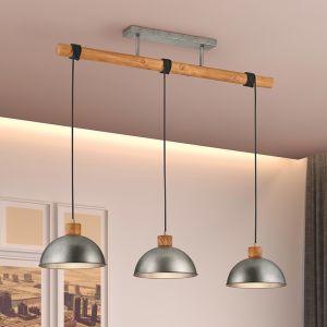 Lampada a sospensione vintage in nichel, Amarey