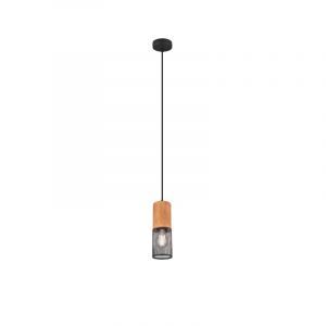 Lampada a sospensione vintage nera, Jessica