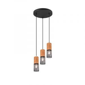 Lampade a sospensione per tavolo da pranzo vintage nera, Jessica