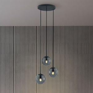 Lampada a sospensione moderna antracite, Resi