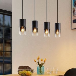 Lampada a sospensione moderna grigia, Amadi