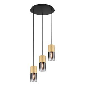 Lampada a sospensione moderna in ottone, Amadi