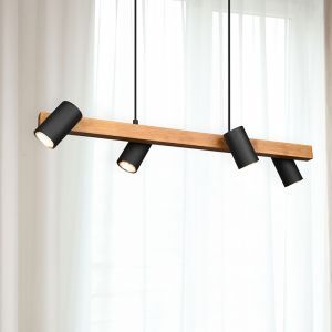 Lampada a sospensione moderna nera, Kaso